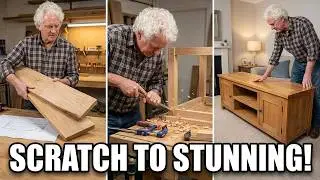 Crafting a Stunning Solid Wood TV Stand from Scratch