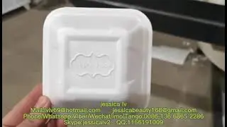 new technology disposable foam thermocol plate making take away food container machine