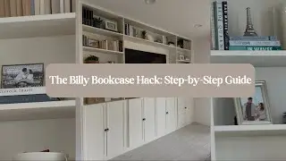 HOW TO: BILLY BOOKCASE BUILT-IN HACK