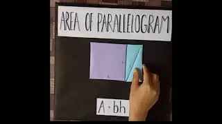 AREA OF A PARALLELOGRAM#Working model