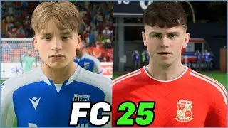 FC 25 | All English League Two Players Real Faces