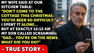 My Wife Uninvited Me From Christmas — At 12:12 AM My Son Called: “Dad… You’re on the News”