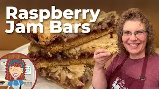 Raspberry Coconut Jam Bars | Coconut Jam Bars