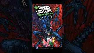 Green Lantern Versus Aliens Visual