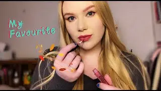 APPLYING MY FAVORITE FALL LIPSTICKS ON US *ASMR*