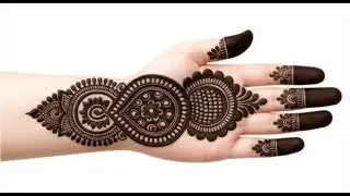 Trending mehendi design!! Simple easy mehendi design for girls 