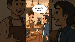 How to Order Coffee in English | Daily Life Conversation ☕