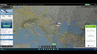 NATO monitoring the war in Ukraine - Flightradar24 2022_04_11 UTC 17:09