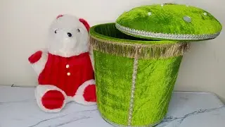 DIY Old bucket Recycling idea | toys basket |