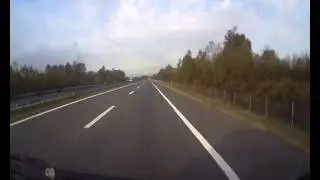 Timelapse - Car Trip from Belgrade (Serbia) to Zagreb (Croatia)