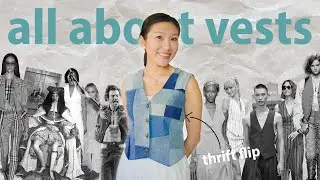 Я пытаюсь сшить жилет из лоскутков джинсовой ткани!