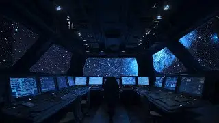 Super Smoothed Brown Noise | Spaceship Cockpit Ambience | Relaxing Spaceship Sounds