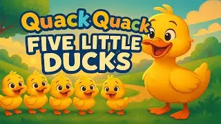 Five Little Ducks | Learn to Count 1&ndash;5 (Counting Song) | Baby Songs for Toddlers
