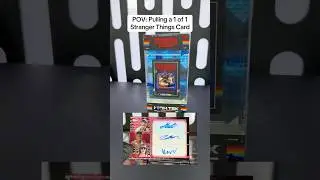 Мы нашли 1 из 1! Открываем ещё 2 коробки Topps Stranger Things High Tek Hobby Box 2024 года.