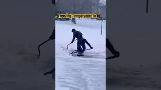 NJ Snow Fun Time Winter Wonderland in New Jersey Snow Day Fun in NJ Chilling & Thrilling #shorts