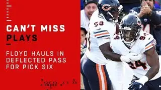 Floyd's Pick 6 Off Peterman's Deflected Pass!