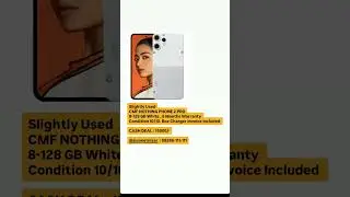 CMF Nothing Phone 2 Pro 8-128GB with 9 month warranty #sale #cmfphone2pro #shorts #sumeetnisar