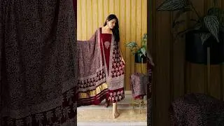 Pure Modal Silk Ajrakh Suits ✨ Royal Quality Collection 2600 #trending #partywear