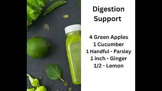 🥒🍋🍏 Digestion Support Juice 🌿✨