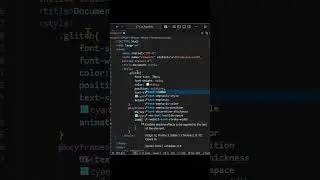 Simple glitch effect by css 