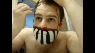 Finn Balor Face Paint for Halloween!