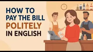 How to Politely Pay the Bill in English | Simple English Conversation