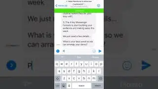 Facebook Messenger Demo - Lead generation funnels