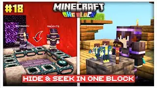 Hide and Seek in One Block 😂🔥| ONE BLOCK 1.21 | Minecraft in Telugu | Maddy Telugu Gamer
