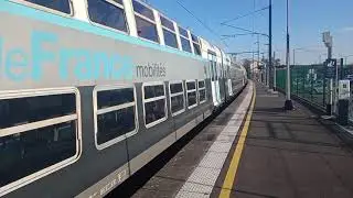 Retour et D&eacute;part de La Rame du Ferrovipathe Villeneuvois en US + Sifflets dans Le tunnel voil&agrave; merci