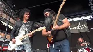 JOHNNY GALLAGHER +NONO +BRICE DELAGE +FRANCK AMAND (JAM) Call Me The Breeze MORZINE HARLEY DAYS