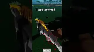 Jurassic pixel: I was too small #roblox #funedit #gamingconsole #gaming