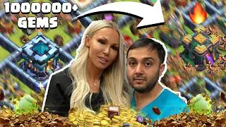 Mr & Mrs Mujtaba Maxing Town Hall 14 With 1 Million + Gems - Clash Of Clans - Coc