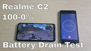 Realme C2 4000mAh Battery Drain Test