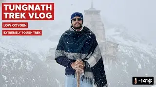 Tungnath Trek In -14°C😰😰 ||Low Oxygen|| 100rav The YNR Vlogger 