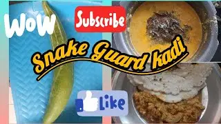 Snake Guard kadi recipe 👌🤤#trending #recipe #cooking #snakeguard #kadhi 