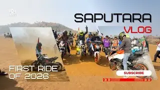 FIRST RIDE OF 2026 🔥 | Saputara Group Bike Ride Vlog 🏍️