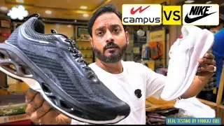 Campus vs Nike Downshifter 13 Shoes Review👟Full Comparison Comfort, Build Quality, Grip Performance🔥