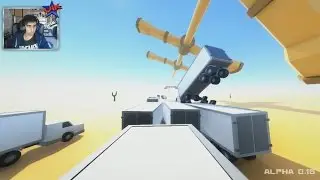 THIS IS INSANE!' - Cluster Truck #1 - (Cluster Trucks Alpha Gameplay)