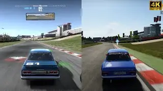 Need for Speed Shift vs Project CARS 3 Brands Hatch GP Comparison 11 years difference (4K 60FPS)