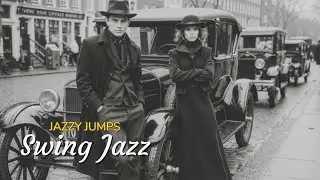 Timeless Elegance: A Retro Jazz Journey Through a Stunning Vintage Cityscape Experience