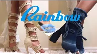 RAINBOW SHOPS $10 SHOES UNBOXING/ TRY ON | OhhThatsMo
