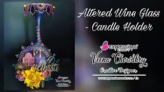 Altered Wine Glass Candle Holder | Decoration Ideas | DIY Home Decor Projects  | immix