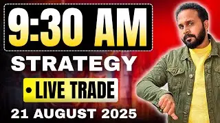 Live Trade Example (21 Aug 2025)  9:30 AM Nifty Option Buying Strategy for Beginners