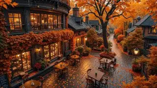 Rainy Fall Caf&eacute; in Old Town - Relaxing Jazz Ambience for Calm and Focus