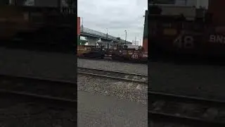 EB UPRR stacktrain departing Cheyenne during Depot Days 2018