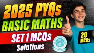 BASIC Maths 2025 Set 1 Previous Year MCQs | Basic maths class 10  @AsaanCareer  ​