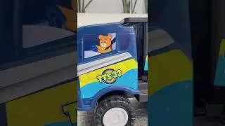 Tara Industrial ASMR | Dump Truck Carrying Green Train Sounds