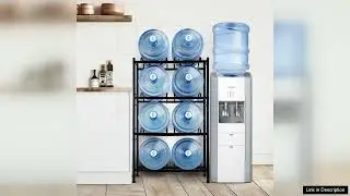 VEVOR 4 Tiers Water Jug Holder Double Row Water Bottle Rack