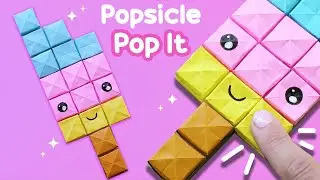 Popcicle Pop It Origami, Tiktok Fidget Toy