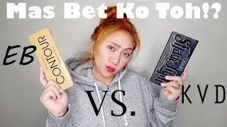 Mas Bet Ko Toh!? Kat Von D Shade VS. EB Advance Shade and Light Countour Powder Palette 🤔😱